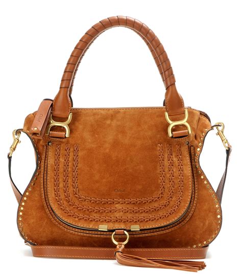 chloe marcie small satchel reviews|chloe marcie suede.